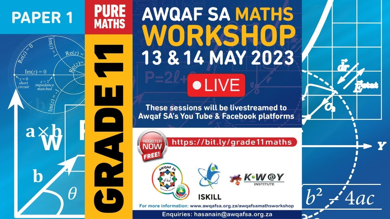 Awqaf SA SA Grade 11 Maths Workshop - Paper 1