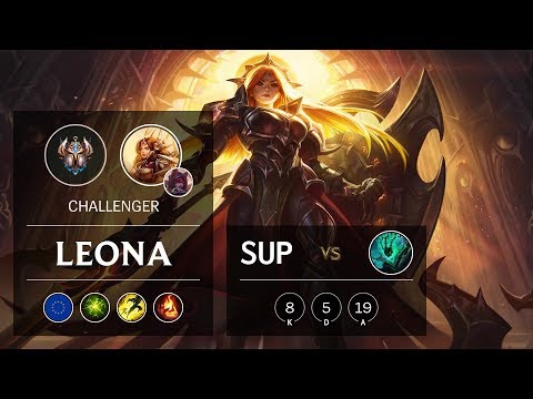 Leona Support vs Thresh - EUW Challenger Patch 9.22