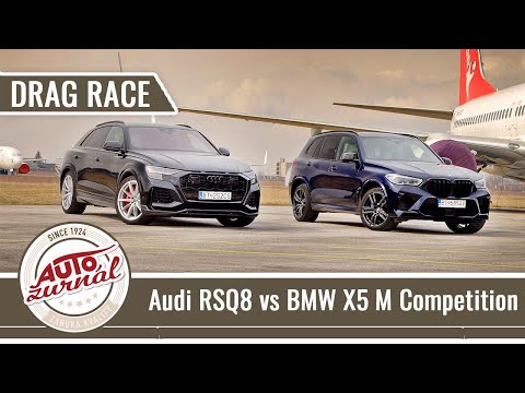 Audi RSQ8 vs BMW X5 M Competition: DRAG RACE obrazok