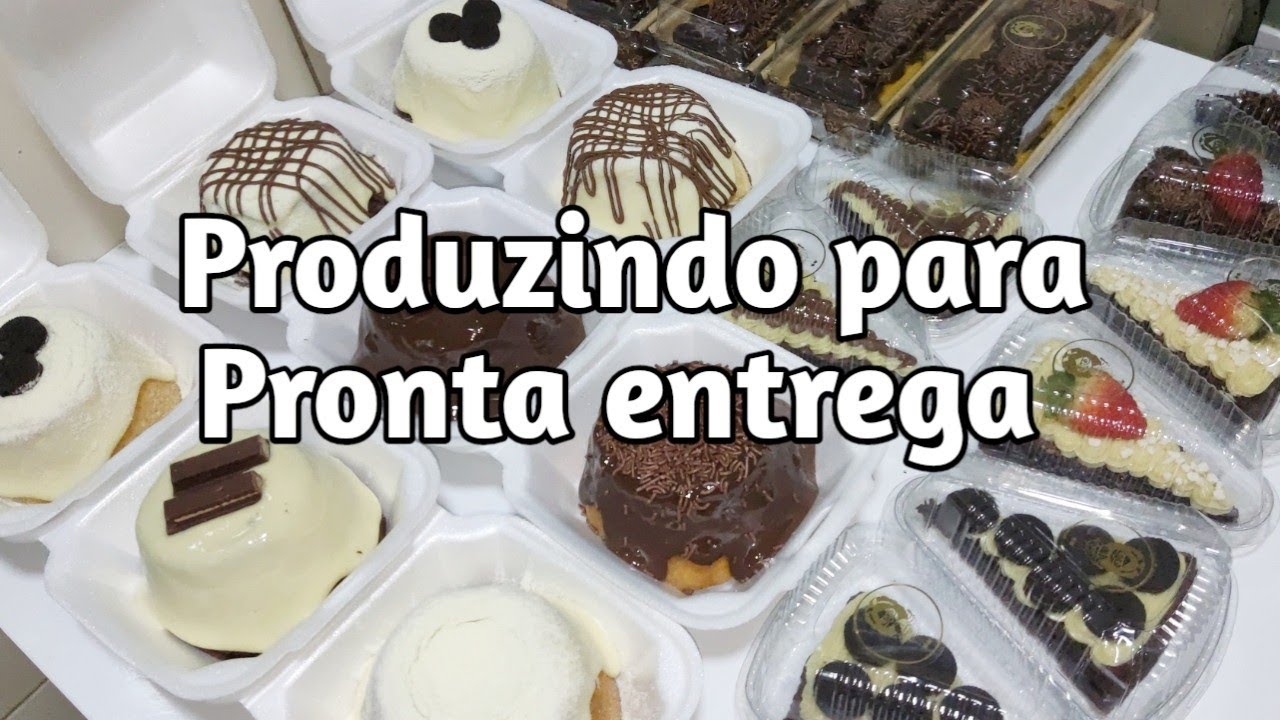 Produzindo e Entregando Bolos e Doces a pronta entrega