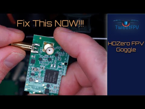 HDZero FPV Goggle Sma fix. Goggle tear down