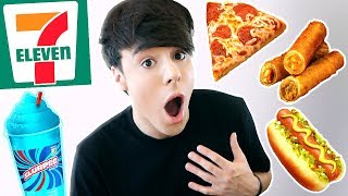 i only ate GAS STATION *7 ELEVEN* foods for 24 hours