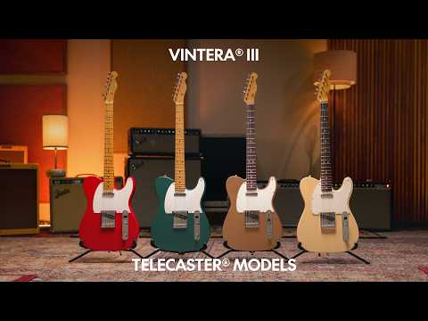 Fender Vintera III Mid 60s Telecaster Electric Guitar, 3-Color Sunburst image 9
