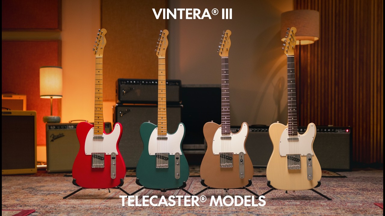 Exploring the Vintera III Telecaster Models | Vintera III | Fender - YouTube