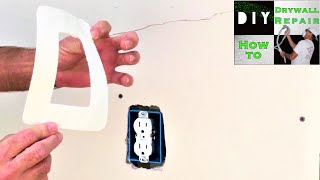 How to repair holes around electrical box- Contractor tips and diy tricks