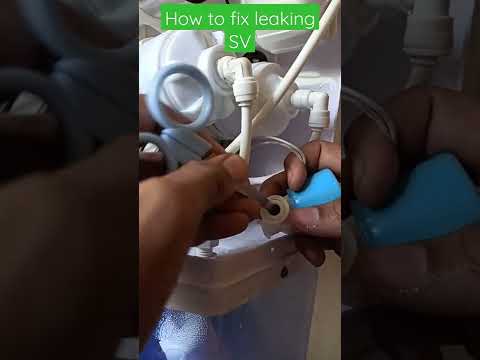 #shorts #ro #purifiers #hack how To fix leaking solenoid valve in RO