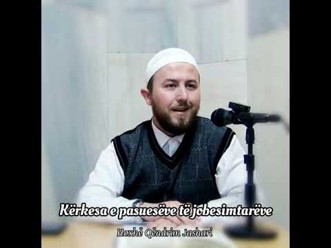 Kërkesa e pasuesëve të jobesimtarëve - Hoxhë Qëndrim Jashari