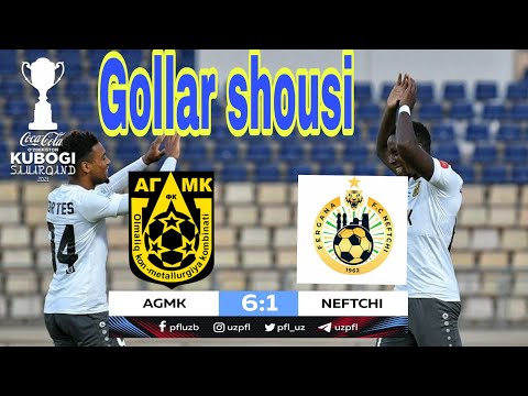 O'zbekiston 🏆 Coca-Cola kubogi  1/8 final AGMK-Neftchi 6-1. Neftchi daxshatli mag'lubiyatga uchradi