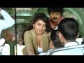 Suryavamsam Scenes - Sudhakar And Lux Sundari Comedy In Bus - Venkatesh, Raadhika, Meena