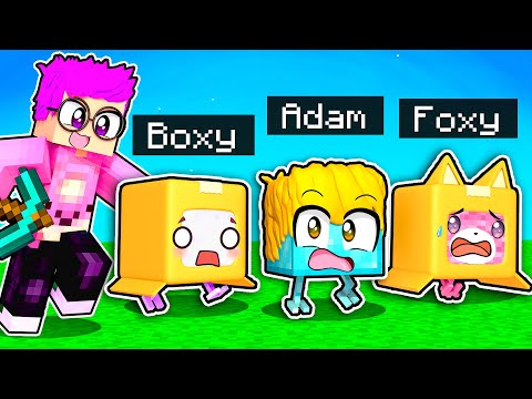 LANKYBOX Gets TURNED INTO BLOCKS In MINECRAFT! (WE GOT CURSED!)