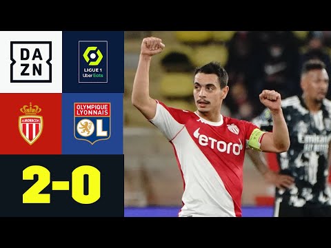 Nübel und Volland auf Europa League Platz: Monaco - Lyon 2:0 | Ligue 1 | DAZN Highlights