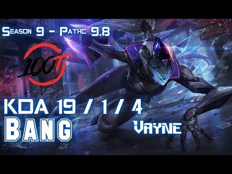 100 Bang VAYNE vs JHIN ADC - Patch 9.8 KR NORMAL