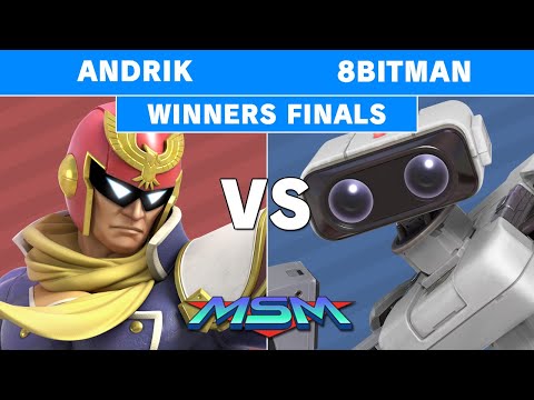 MSM Online 36 - Andrik (Captain Falcon) Vs. 8BitMan (ROB) Winners Finals - Smash Ultimate