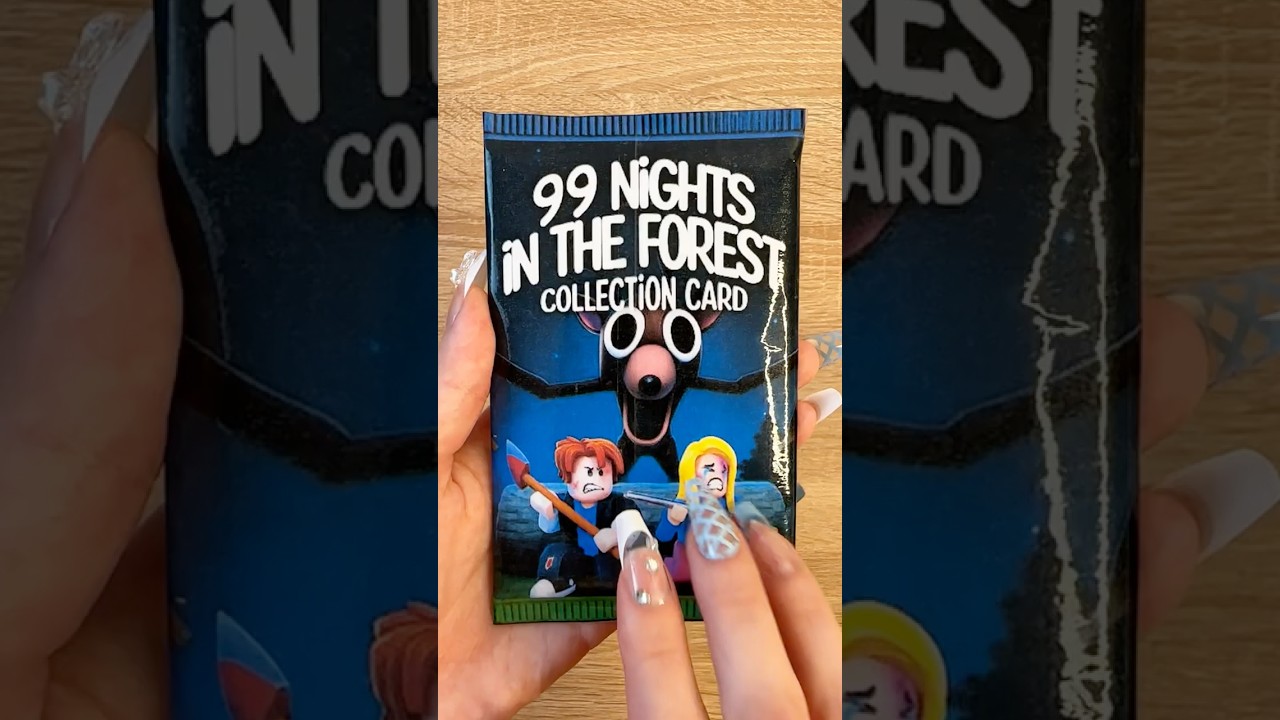 DIY Collection Card 99 Nights in the Forest #papercraft #unboxing #99nightsintheforest #diy