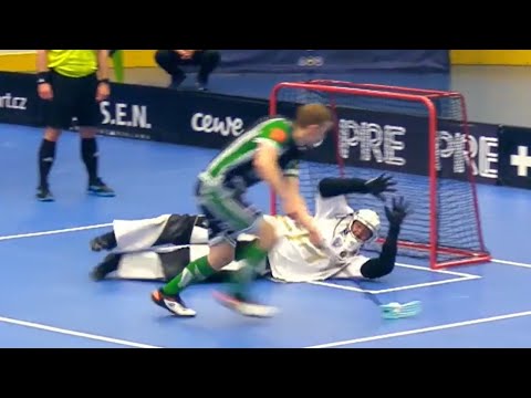 18 year old goalie is the HERO in the penalty shootout!! | FbŠ Bohemians vs Florbal Chodov