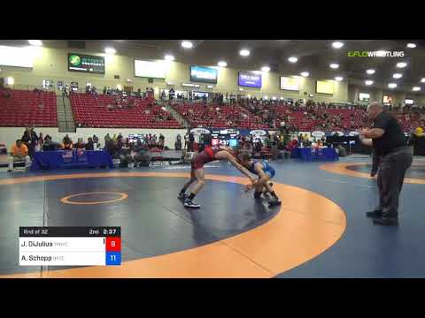 2018 Marine Corps US Open/Senior Men's Freestyle 61 Rnd Of 32 - Johnni DiJulius (TMWC) Vs. A.J. Sc