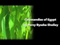 Ozymandias of Egypt by Percy Bysshe Shelley 2 ...