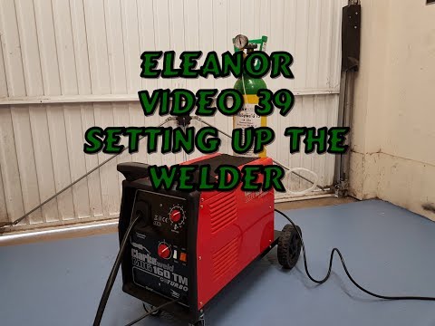 Classic Mini Restoration: Eleanor Video 39, Setting up the welder (Clarke 160TM)