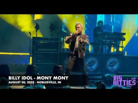 Billy Idol does "Mony Mony" in Noblesville, Indiana on August 30, 2025