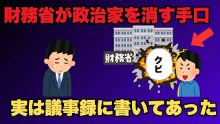 【公式記録が示す真実】財務省に逆らうと何が起きるのか？