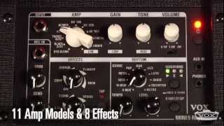 Video thumbnail for Introducing VOX Mini5 Rhythm - The Lightweight, Compact Modeling Amplifier by VOX Amps
