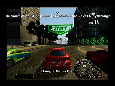 Ps2 Demo Disc 26: Burnout 2: Point of Impact One Level Playthrough :D #Playstation #Demo #DemoDisc