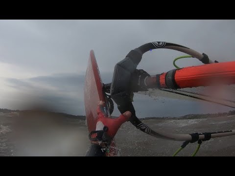 How (not) to waterstart in strong wind in 2 ' - Windsurf Tuto #1