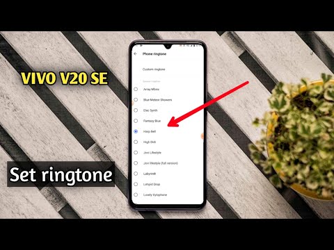 how to set ringtone change ringtone adjust ringtone in Vivo v20 se me kaise badlte hai