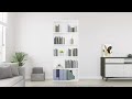 Libreria a 5 Ripiani Bianca 80x30x189 cm in Legno Multistrato - Foto miniatura 1
