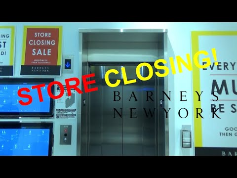 [STORE CLOSED] Tall OTIS Gen 2 Traction Elevator-Barney's NY-San Francisco, CA