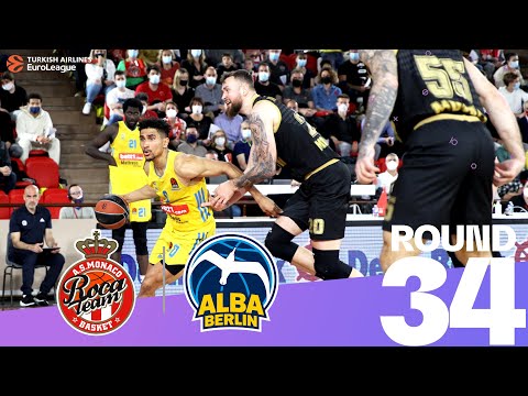 Bacon leads Monaco over ALBA! | Round 34, Highlights | Turkish Airlines EuroLeague