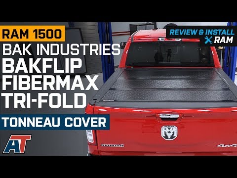 2019 RAM 1500 BAK Industries BAKFlip FiberMax Tri Fold Tonneau Cover Review & Install