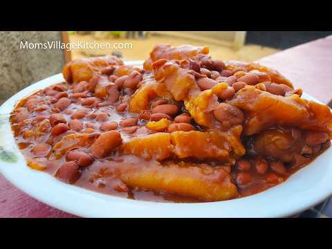 How To Cook Katogo (Matooke and Beans) - Mom's Village Kitchen - African Food