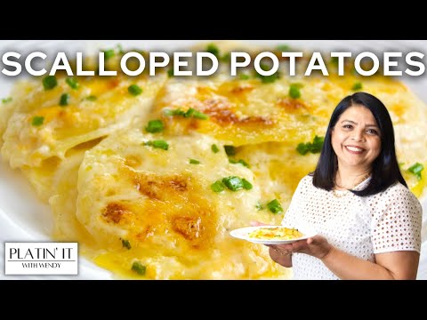 Easy CREAMY Scalloped Potatoes | Au Gratin Potatoes