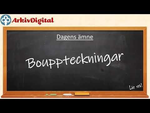 Föreläsning om bouppteckningar och ArkivDigitals bouppteckningsregister (Arkivens dag 2021)