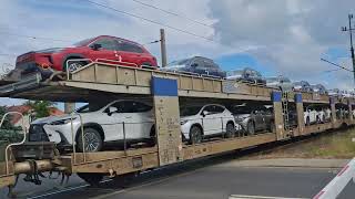 ET22-1217 ze składem pełnym nowych samochodów do Mszczonowa /Krotoszyn 07.09.25 4K