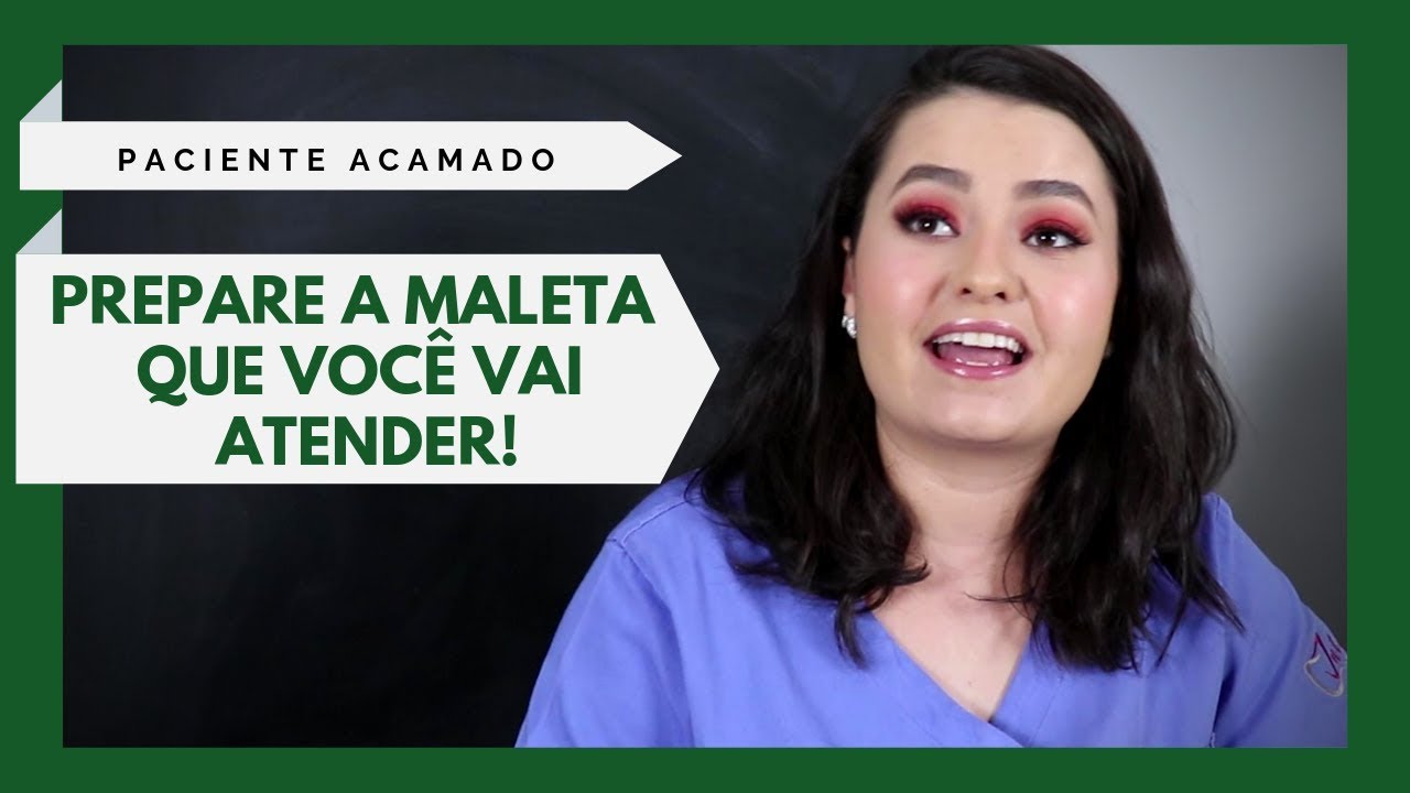 MANEJO ODONTOLÓGICO DO PACIENTE ACAMADO | O que dentista precisa levar? | Pamela Peres