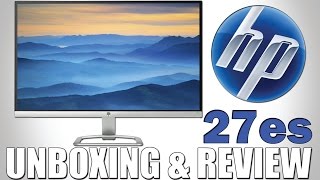 HP 27es Unboxing & Review