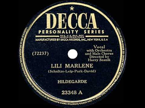 1944 HITS ARCHIVE: Lili Marlene - Hildegarde