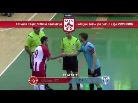 2015.10.25. Madona FK - DSV Transport[LTFA 1.līga 2015/16 [Highlights]