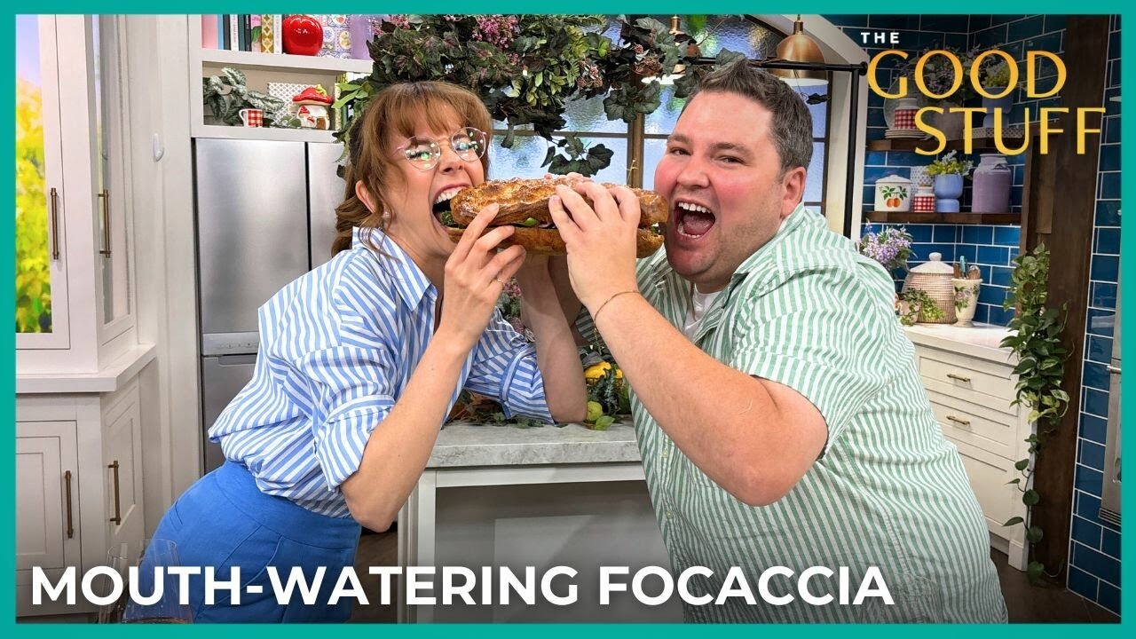 Mouth-Watering Focaccia with All The Stuffings | The Good Stuff with Mary Berg