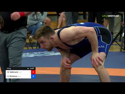 2018 FS WTT Challenge/Senior Men 74 Quarter-Finals - Dan Vallimont (NYAC) Vs. Carson Brolsma (Minn