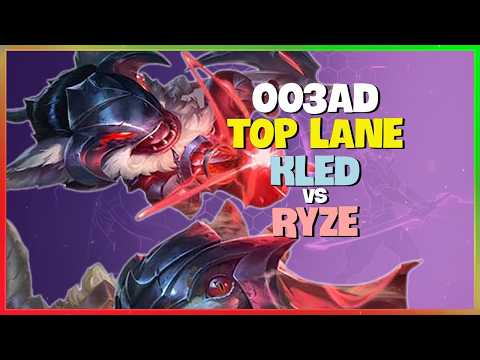 Challenger Kled : This Dude is CRUSHING the Ryze Matchup in Challenger Elo - Engsub