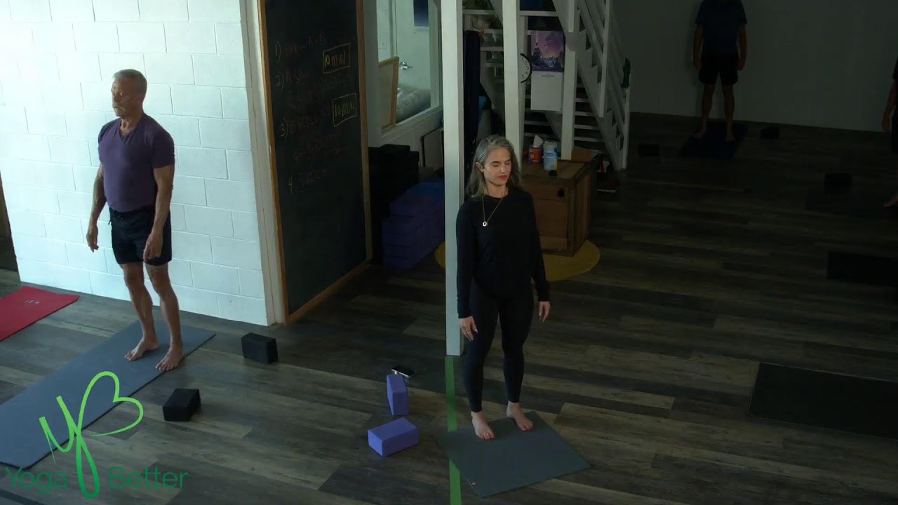 Level 1 - 9am w/ ANDRIA 8.19.24 YOGA BETTER ON LINE! (starts @ 00:11:07; ends @ 01:09:24)