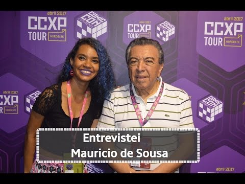 Entrevista Coletiva Maurício de Sousa CCXP Tour Nordeste