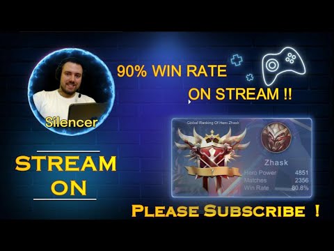 GLOBAL 1 ZHASK ! MOBILE LEGENDS LIVE STREAM, RANKED GAMES | 9300 MMR | ROAD TO 3K POINTS