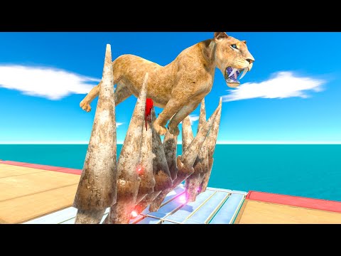 Spike Trap Challenge - Animal Revolt Battle Simulator