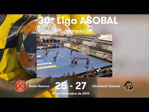 LIGA ASOBAL J08: Bada Huesca - Liberbank Cuenca 25-27