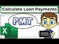 Calculate Loan Payments With Excel PMT Function