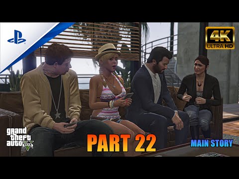 GTA V Enhanced Edition - Part 22: Rescuing Michael | No Commentary [PS5 4K ULTRA GRAPHICS]